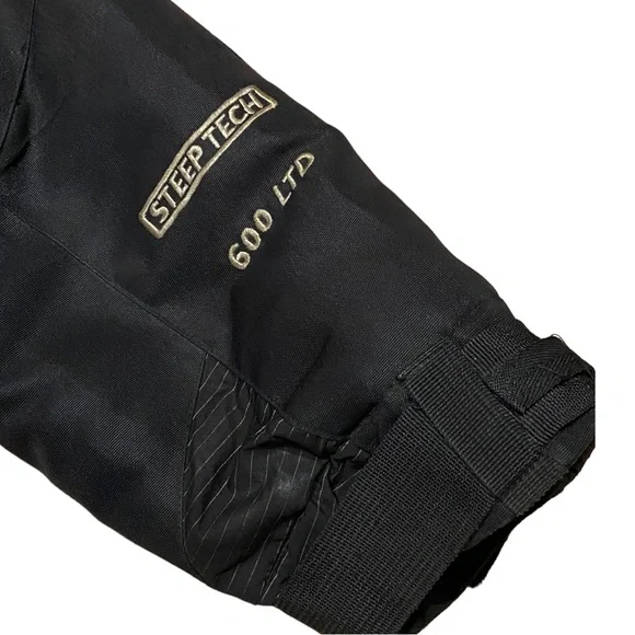 The North Face Steep Tech Black Ski Jacket Size S Vintage Ski Men’s 600 - Picture 6 of 12